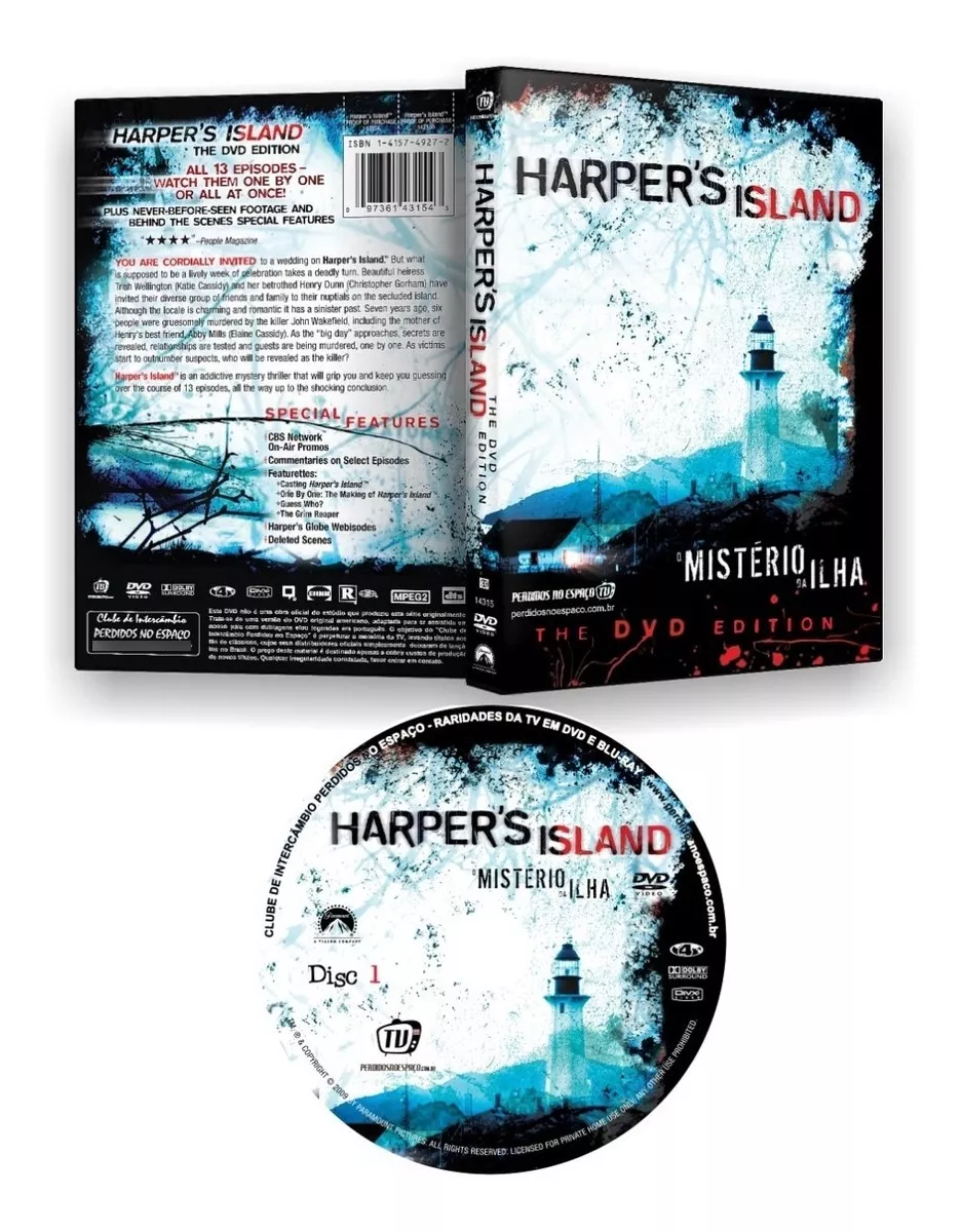 Dvd Harper's Island O Mistério Da Ilha - Minissérie Completa