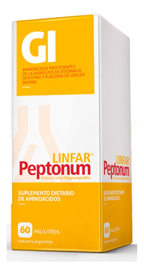 Linfar Peptonum Gi Estómago Intestino Placenta En Gotas Sabor N/a