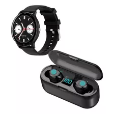 Reloj Inteligente Smartwatch Pro + Auriculares Inalambricos 