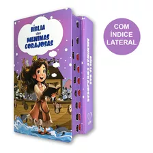 Bíblia Das Meninas Corajosas Arc | Harpa Índice Ilustrações Lilás | Cpp