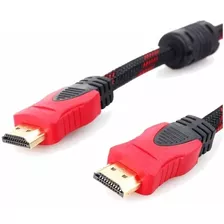 Cable Hdmi 3 Metros Filtros Mallado V1.4 Calidad Premium