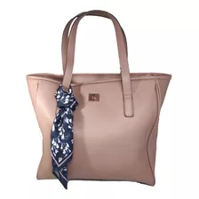 Bolsa Mujer Tote Cloe Con Mascada