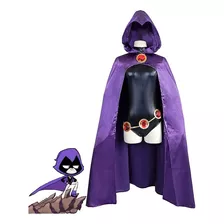 Anime Cos Suit Raven Teen Titan Raven Raven Halloween Cospla