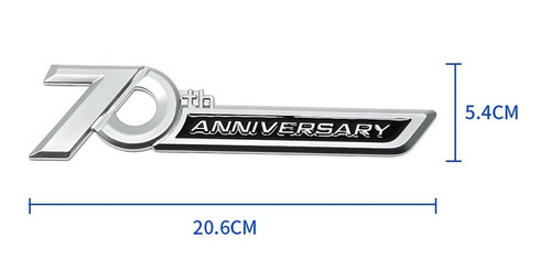 Emblema Logo 70 Aniversary Toyota Prado Sahara Land Cruiser Foto 4