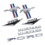 Mustang Emblemas Laterales Metlicos, Caballos 2 Piezas