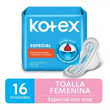 Toallita Femenina Kotex Especial X16u.