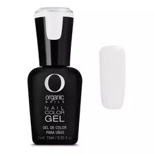 Color Gel Esmalte Para Uñas Organic Nails Moon White 15ml Color Blanco