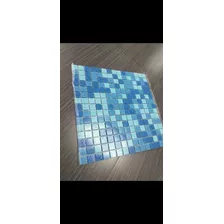 Mosaico De Piscina 33 X 33 Multicolor Y Azul 