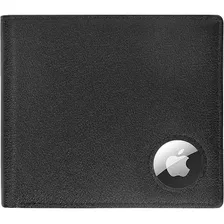 Funda De Cuero Genuino Para Apple Airtag - Negro