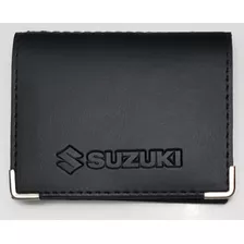 Porta Cartão P Suzuki Em Couro Eco 