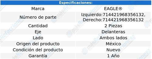 Par Bases Para Amortiguador Delanteras Ion L4 2.0l 04-07 Foto 2