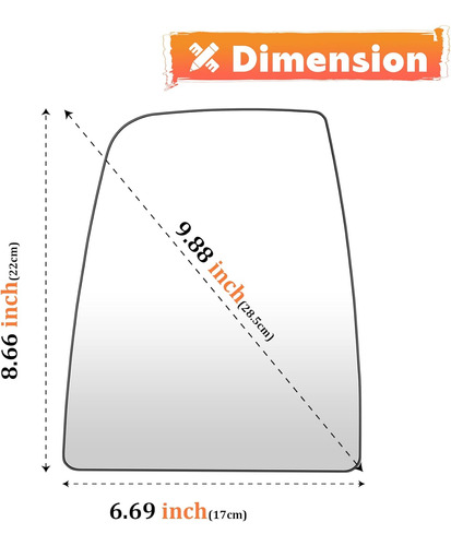 Espejo Retrovisor Superior Convexo Con Soporte Trasero Para  Foto 5