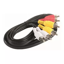 Cable Rca Audio/video 6 Conectores 1.8m Fulgore Fu0643