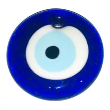 Ojo Turco De Vidrio Colgante Azul 8 Cm