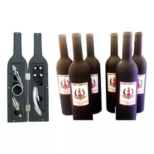 Botella Accesorios Para Vino 5 En 1 Personalizadas 