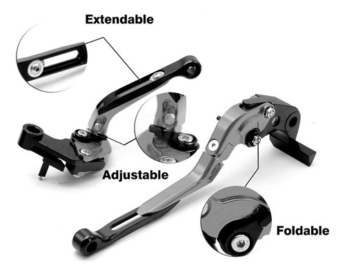 Kit De Puos De Palancas De Freno Para Kawasaki Zx10r Foto 9