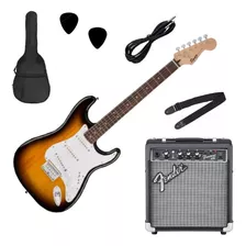 Kit De Guitarra Fender Squier Bullet Stratocaster Completa