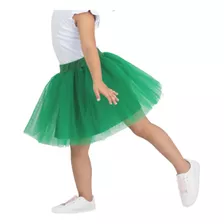 Saia Tule Infantil Menina Curta Tutu Fantasia Bailarina 