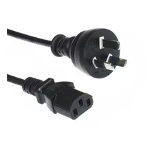 Cable Alimentacion Power Interlock Reforzado Pc Monitor 220v