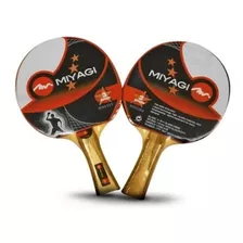 Par De Raquetas De Ping Pong O Tennis Miyagi 3 Estrellas
