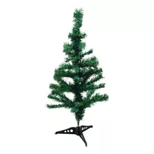 Árbol De Navidad Artificial Verde, 60 Cm, Base De Plástico