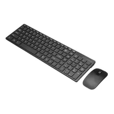 Teclado E Mouse Altomex Sem Fio Distância 10 Metros A-601 Cor Do Teclado Preto