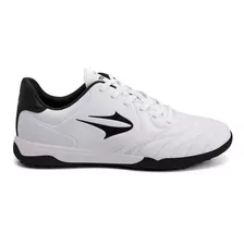 Botines De Fútbol Topper San Ciro V Color Blanco/negro Con Suela Tf Apto Césped Sintético Hombre 40 Ar