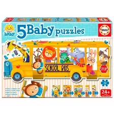 Baby Puzzles School Bus Rompecabezas Toyco