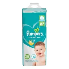 Pañales Pampers Confort Sec Sin Género Xgpañales Pampers Confort Sec Sin Género Xg