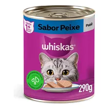 Ração Whiskas Para Gatos Sabor Peixe Lata 290g
