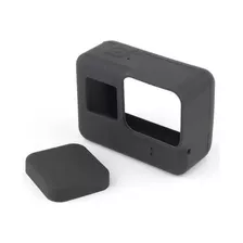 Case De Silicone Para Proteção Para Gopro 5 6 7 Com Tampa