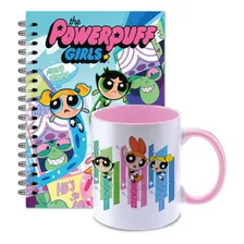 Pack Chicas Superpoderosas - Cuaderno Y Taza