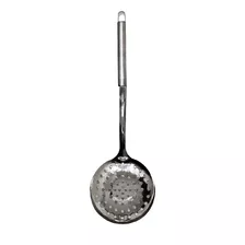 Escumadeira Metal Servir Arroz, Retirar Fritura 37cm