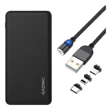 Set Cargador Portáti 15000 Mah + Cable 3 En 1 Resistente