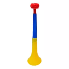 Vuvuzela Corneta Fútbol 37cm Med Plegable Tricolor Colombia