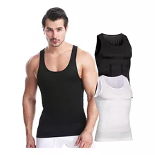 2pz Playeras Faja Playeras Reductora Moldeadora Hombre