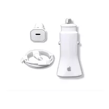 Cargador Para Vehículo iPhone 20w C/ Cable Lightning