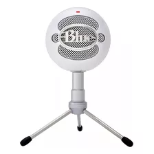 Microfone Blue Snowball Ice Condensador Cardioide Branco