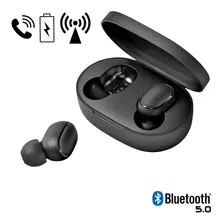 Fone De Ouvido Bluetooth Tws Sem Fio Com Microfone In-ear Cor Preto