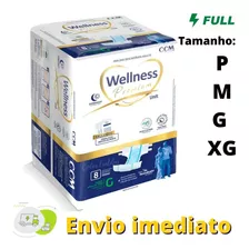 Fraldas Geriátricas Severa Noturna Wellness Toque De Tecido