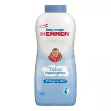 Talco Para Bebé Azul Hipoalergénico Baby Magic Mennen 400g