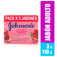 Jabon Johnsons Renovadora Granada Tripack