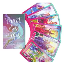 Tarot Do Anjo - Luz Magia Futuro Divino 22 Cartas Tarô Novo