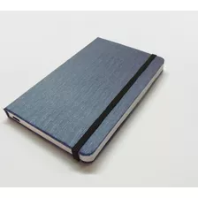 Caderneta Azul Sketchbook Bloco De Anotação Sem Pauta Lisa