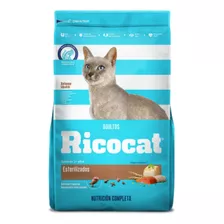 Ricocat Esterilizados Adultos, Sabor A Pescado 15kg