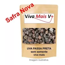 Uva Passa Preta 1kg Sem Semente Safra Nova