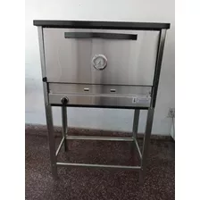 Horno Pizzero 6 Moldes En Acero Inoxidable