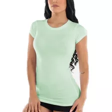  Baby Look Camiseta Feminina Básica Lisa Viscolycra 