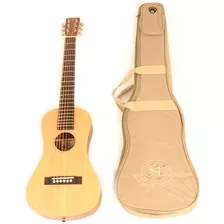 Guitarra De Viaje Portátil Tamaño 3/4 Bolsa Trav 1