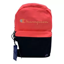 Mochila Escolar Champion Ascend 2.0 Color Naranja/negro 22l